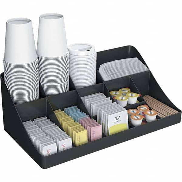 Mind Reader - Condiments & Dispensers Breakroom Accessory Type: Condiment Dispenser Breakroom Accessory Description: 11-Compartment Coffee Condiment Organizer - Apex Tool & Supply