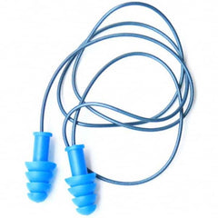 Cordova - 100 1-Pack Pairs Reusable Corded 27 dB Flanged Earplugs - Apex Tool & Supply
