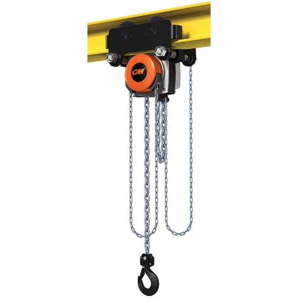 CM - 6,614 Lb Capacity, 30' Lift Height, Manual Chain Hoist - Apex Tool & Supply