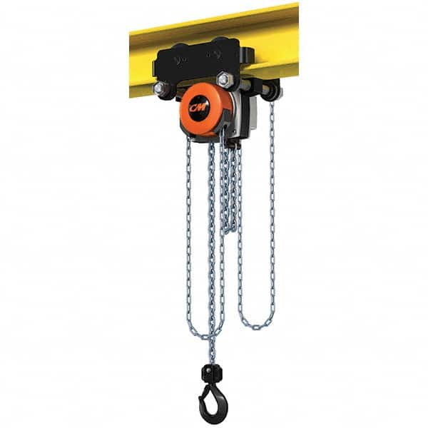 CM - 4,409 Lb Capacity, 20' Lift Height, Manual Chain Hoist - Apex Tool & Supply