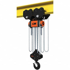 CM - 44,092 Lb Capacity, 20' Lift Height, Manual Chain Hoist - Apex Tool & Supply