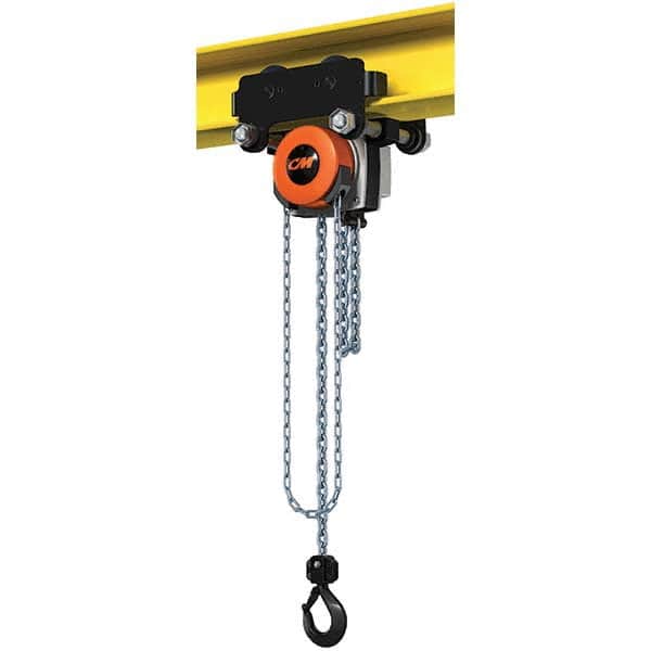 CM - 4,409 Lb Capacity, 15' Lift Height, Manual Chain Hoist - Apex Tool & Supply