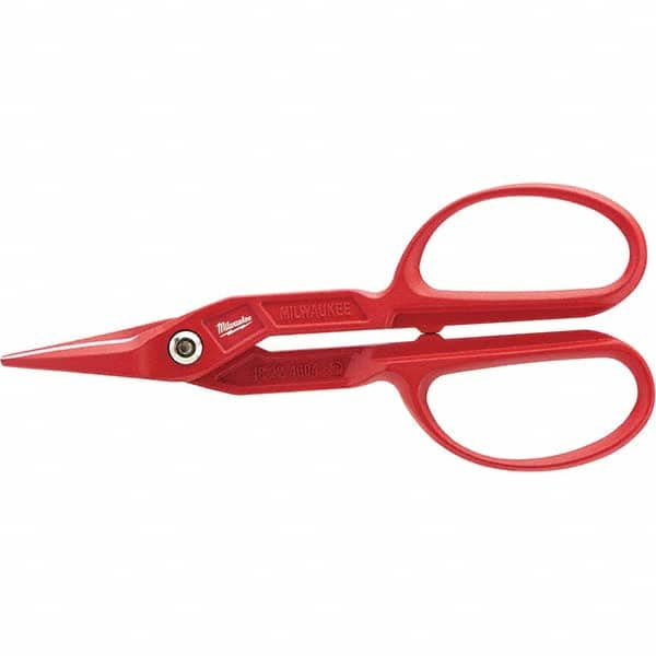 Milwaukee Tool - Snips Snip Type: Tinner's Snip Cut Direction: Straight - Apex Tool & Supply