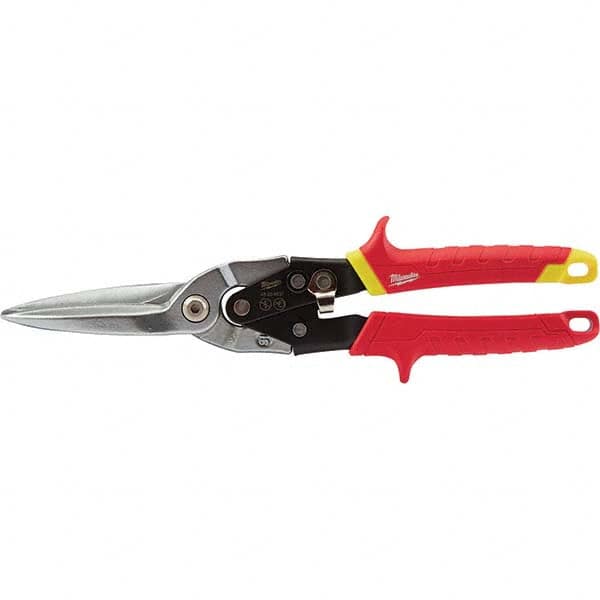 Milwaukee Tool - Snips Snip Type: Aviation Snip Cut Direction: Straight - Apex Tool & Supply