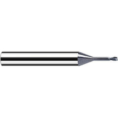 Fraisa - 0.4mm Diam 2 Flute Solid Carbide 0.05mm Corner Radius End Mill - Apex Tool & Supply