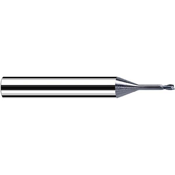 Fraisa - 1.5mm Diam 2 Flute Solid Carbide 0.2mm Corner Radius End Mill - Apex Tool & Supply