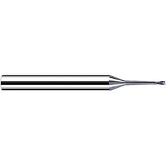 Fraisa - 2mm Diam 2 Flute Solid Carbide 0.2mm Corner Radius End Mill - Apex Tool & Supply