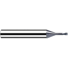 Fraisa - 2.5mm Diam 2 Flute Solid Carbide 0.2mm Corner Radius End Mill - Apex Tool & Supply