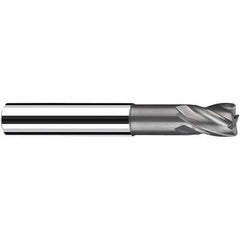 Fraisa - 10mm Diam 4 Flute Solid Carbide 1mm Corner Radius End Mill - Apex Tool & Supply