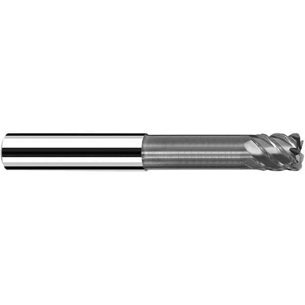 Fraisa - 16mm Diam 6 Flute Solid Carbide 0.5mm Corner Radius End Mill - Apex Tool & Supply