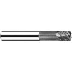 Fraisa - 12mm Diam 6 Flute Solid Carbide 1mm Corner Radius End Mill - Apex Tool & Supply