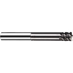 Fraisa - 3/8" Diam 6 Flute Solid Carbide 0.02" Corner Radius End Mill - Apex Tool & Supply
