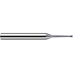 Fraisa - 2mm Diam 2 Flute Solid Carbide 0.5mm Corner Radius End Mill - Apex Tool & Supply