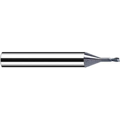 Fraisa - 0.4mm Diam 2 Flute Solid Carbide 0.05mm Corner Radius End Mill - Apex Tool & Supply
