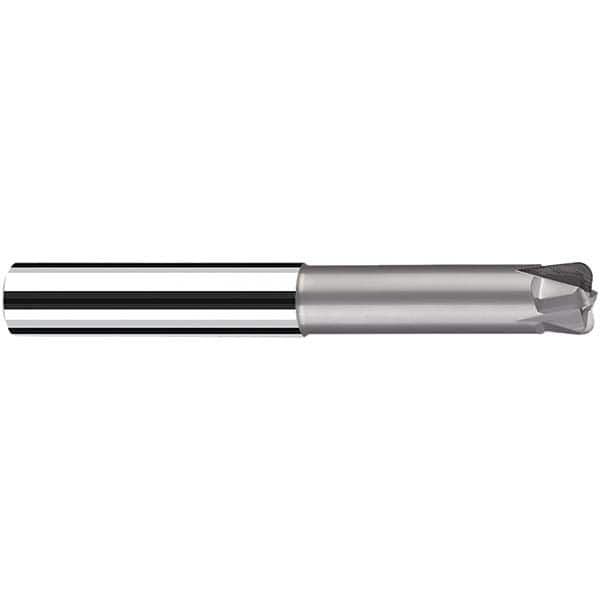 Fraisa - 12mm Diam Solid Carbide Single End 4 Flute High-Feed End Mill - Apex Tool & Supply
