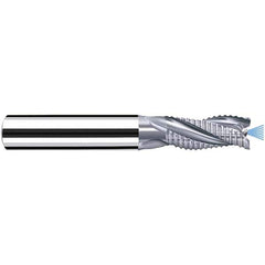 Fraisa - 12mm Diam, 26mm LOC, 3 Flute Solid Carbide Roughing Square End Mill - Apex Tool & Supply