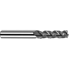 Fraisa - 5/8" Diam, 2-1/2" LOC, 3 Flute Solid Carbide Roughing Square End Mill - Apex Tool & Supply