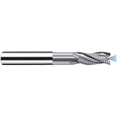 Fraisa - 25mm Diam, 50mm LOC, 3 Flute Solid Carbide Roughing Square End Mill - Apex Tool & Supply