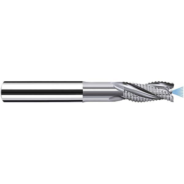 Fraisa - 12mm Diam, 26mm LOC, 3 Flute Solid Carbide Roughing Square End Mill - Apex Tool & Supply