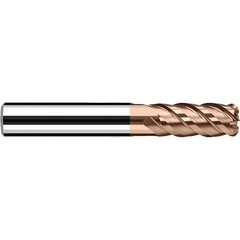 Fraisa - 10mm Diam 4 Flute Solid Carbide 2.5mm Corner Radius End Mill - Apex Tool & Supply