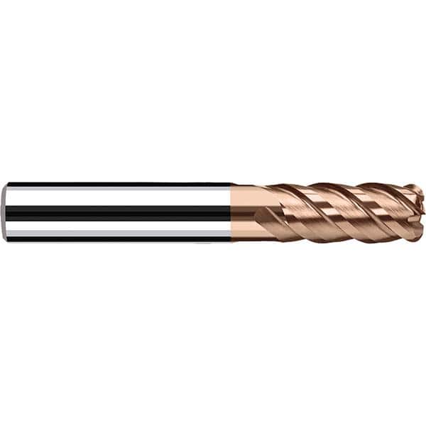 Fraisa - 16mm Diam 4 Flute Solid Carbide 0.5mm Corner Radius End Mill - Apex Tool & Supply