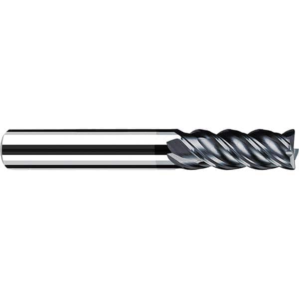 Fraisa - 3/4" Diam 4 Flute Solid Carbide 0.09" Corner Radius End Mill - Apex Tool & Supply