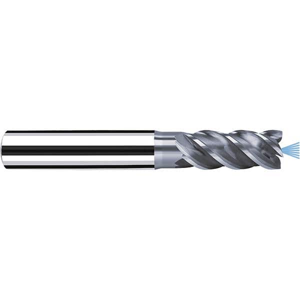 Fraisa - 5/16" Diam 4 Flute Solid Carbide 0.006" Corner Radius End Mill - Apex Tool & Supply