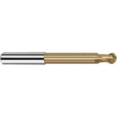 Fraisa - 2mm Diam, 3mm LOC, 2 Flute Solid Carbide Ball End Mill - Apex Tool & Supply