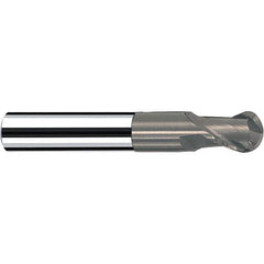 Fraisa - 5/16" Diam, 5/16" LOC, 2 Flute Solid Carbide Ball End Mill - Apex Tool & Supply