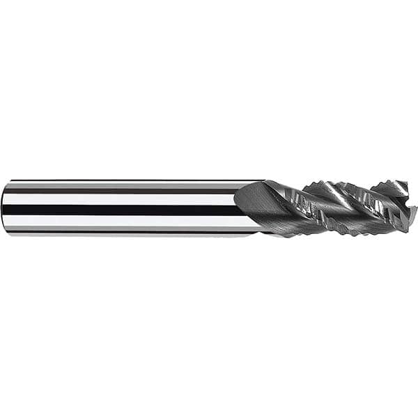 Fraisa - 3/4" Diam, 1-1/2" LOC, 3 Flute Solid Carbide Roughing Square End Mill - Apex Tool & Supply