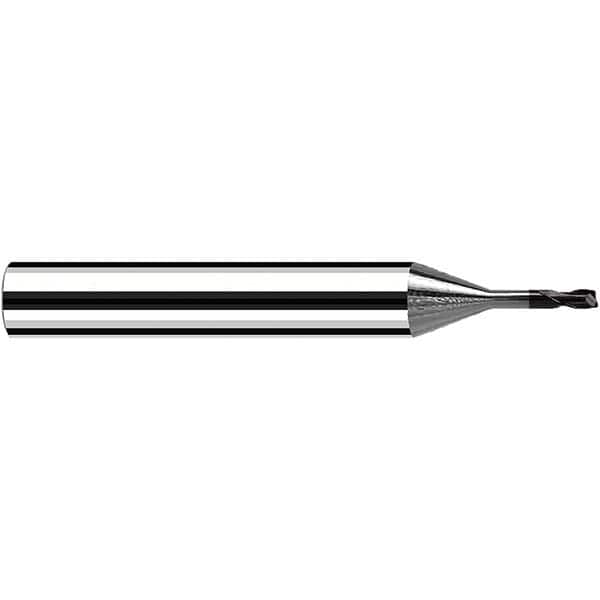 Fraisa - 1.5mm Diam 2 Flute Solid Carbide 0.2mm Corner Radius End Mill - Apex Tool & Supply