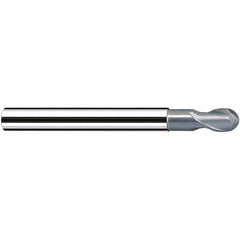 Fraisa - 16mm Diam, 17mm LOC, 2 Flute Solid Carbide Ball End Mill - Apex Tool & Supply