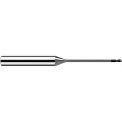 Fraisa - 2mm Diam, 6mm LOC, 2 Flute Solid Carbide Ball End Mill - Apex Tool & Supply