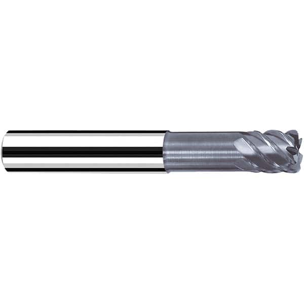 Fraisa - 6mm Diam 6 Flute Solid Carbide 0.8mm Corner Radius End Mill - Apex Tool & Supply