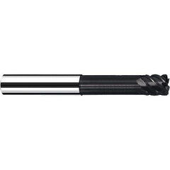 Fraisa - 1/4" Diam 6 Flute Solid Carbide 0.03" Corner Radius End Mill - Apex Tool & Supply