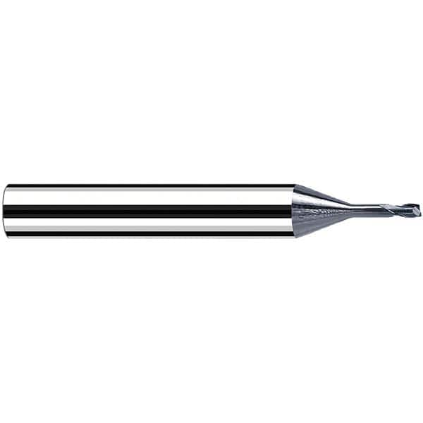 Fraisa - 0.4mm, 6mm LOC, 57mm OAL, 2 Flute Solid Carbide Square End Mill - Apex Tool & Supply