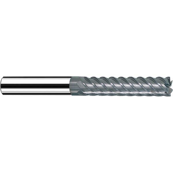 Fraisa - 3/4, 3-1/2" LOC, 3/4" Shank Diam, 6" OAL, 10 Flute Solid Carbide Square End Mill - Apex Tool & Supply