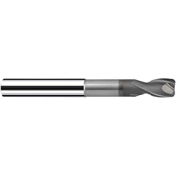 Fraisa - 8mm Diam 2 Flute Solid Carbide 0.5mm Corner Radius End Mill - Apex Tool & Supply