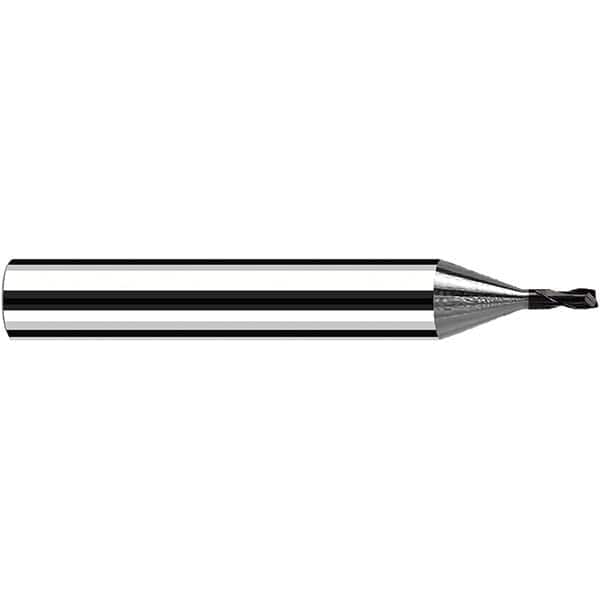 Fraisa - 6mm Diam 2 Flute Solid Carbide 0.5mm Corner Radius End Mill - Apex Tool & Supply