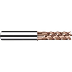 Fraisa - 3/8" Diam 4 Flute Solid Carbide 0.008" Corner Radius End Mill - Apex Tool & Supply