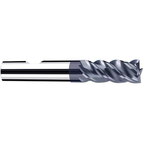 Fraisa - 12mm, 27mm LOC, 83mm OAL, 4 Flute Solid Carbide Square End Mill - Apex Tool & Supply