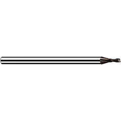 Fraisa - 1.5mm, 1.8mm LOC, 50mm OAL, 2 Flute Solid Carbide Square End Mill - Apex Tool & Supply
