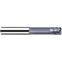 Fraisa - 12mm Diam 6 Flute Solid Carbide 1.5mm Corner Radius End Mill - Apex Tool & Supply
