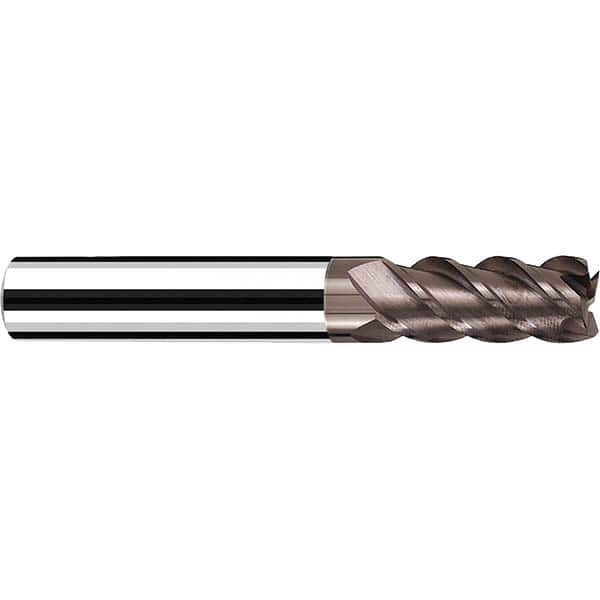 Fraisa - 5/8, 1-1/4" LOC, 5/8" Shank Diam, 3-1/2" OAL, 4 Flute Solid Carbide Square End Mill - Apex Tool & Supply
