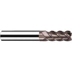 Fraisa - 5/8, 1-1/4" LOC, 5/8" Shank Diam, 3-1/2" OAL, 4 Flute Solid Carbide Square End Mill - Apex Tool & Supply