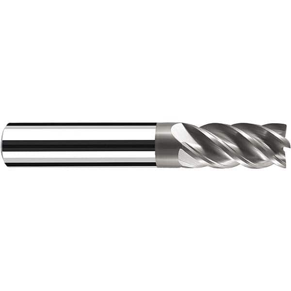 Fraisa - 5/8, 1-1/4" LOC, 5/8" Shank Diam, 3-1/2" OAL, 5 Flute Solid Carbide Square End Mill - Apex Tool & Supply