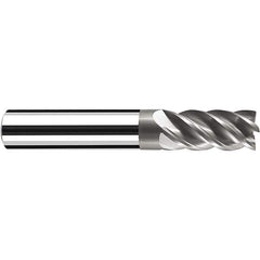 Fraisa - 5/8, 1-1/4" LOC, 5/8" Shank Diam, 3-1/2" OAL, 5 Flute Solid Carbide Square End Mill - Apex Tool & Supply