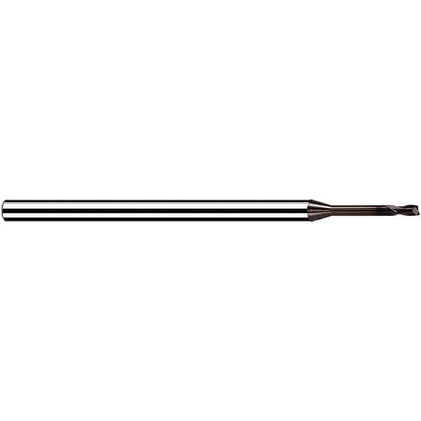 Fraisa - 2.5mm Diam 2 Flute Solid Carbide 0.2mm Corner Radius End Mill - Apex Tool & Supply