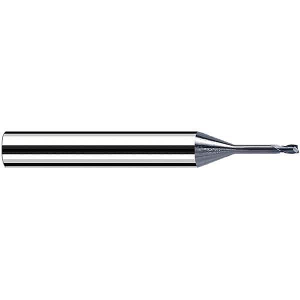 Fraisa - 0.1mm, 6mm LOC, 57mm OAL, 2 Flute Solid Carbide Square End Mill - Apex Tool & Supply