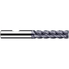 Fraisa - 5mm, 16mm LOC, 63mm OAL, 4 Flute Solid Carbide Square End Mill - Apex Tool & Supply